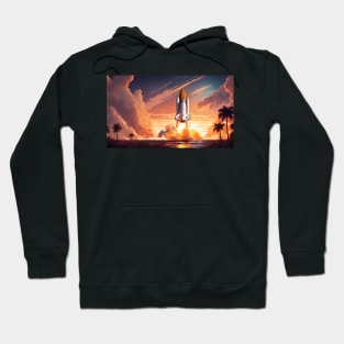 Kennedy space center, space shuttle launch Hoodie